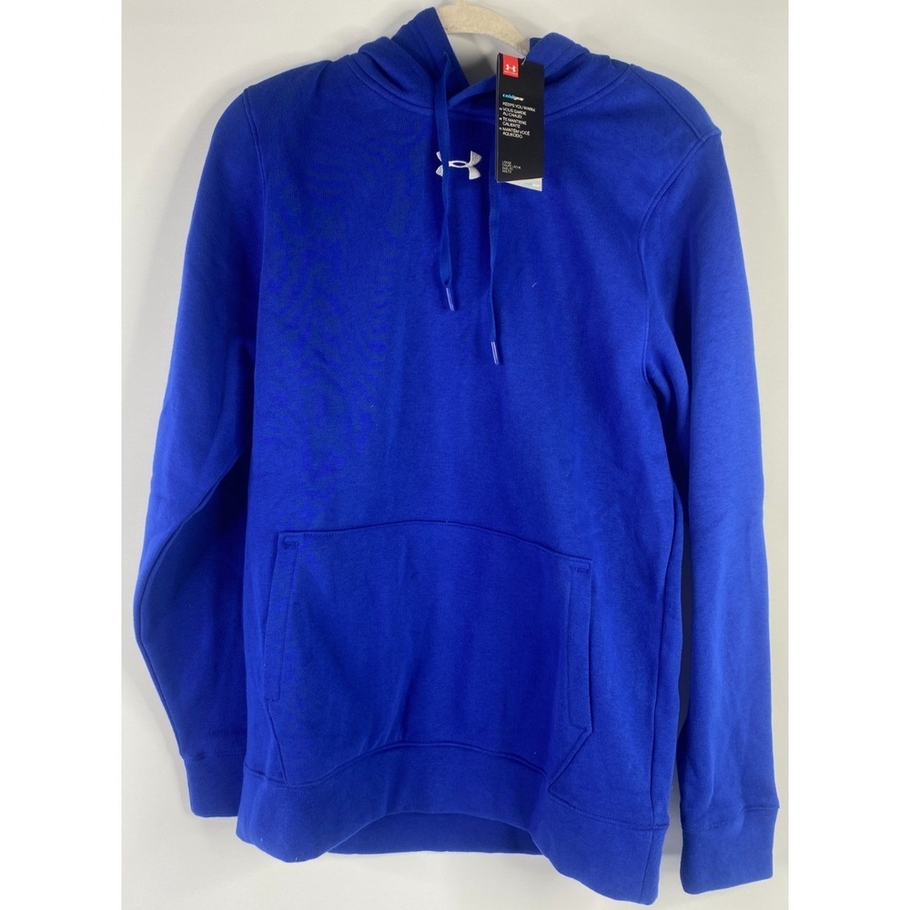 Under Armour Hoodie Mens Small Blue New ColdGear Loose Fit Pullover 1300123-400 - Picture 5 of 5